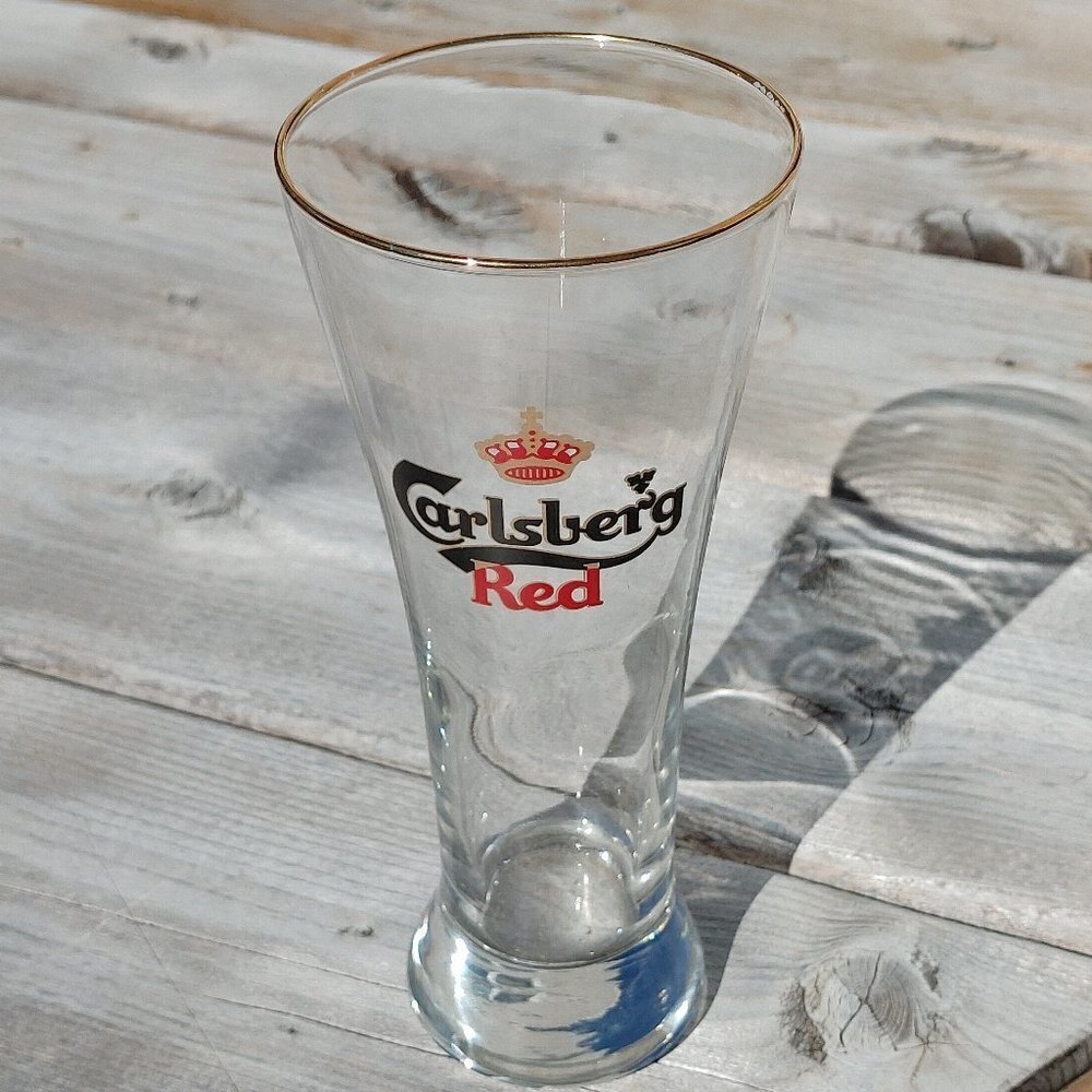 Carlsberg Red Beer Glass